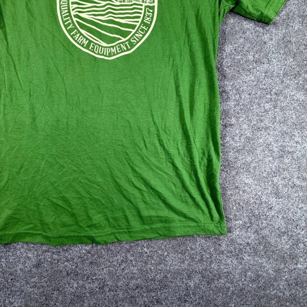 John Deere Graphic T-Shirt Mens L Green Crewneck Short Sleeve Showroom Wear - Picture 10 of 16